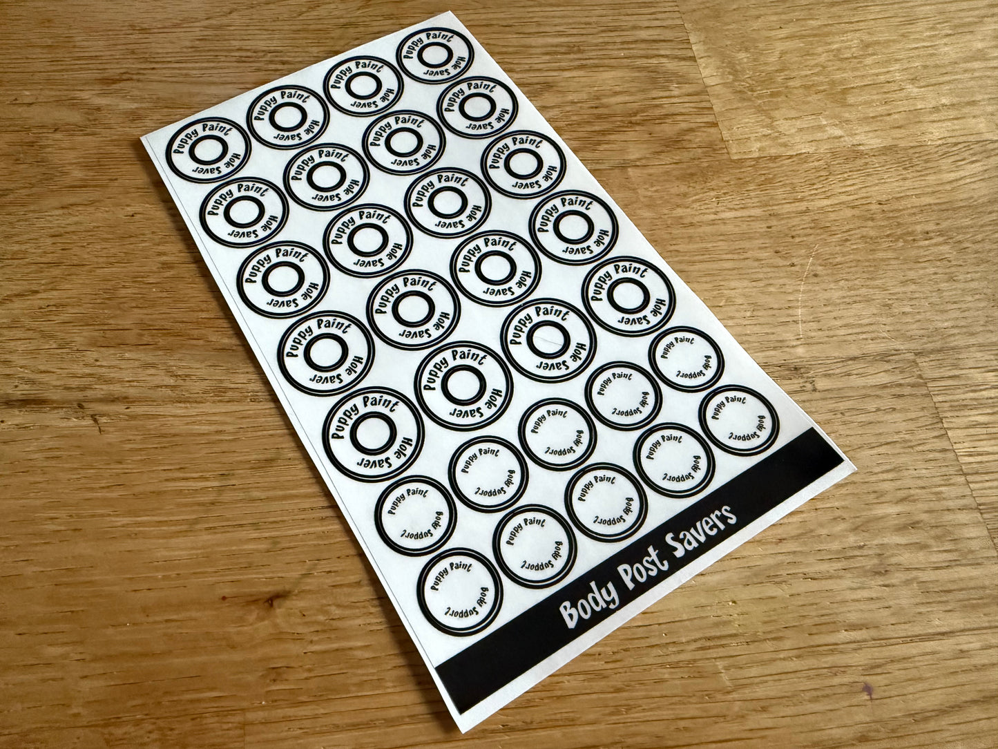 Bodypost Saver Stickers