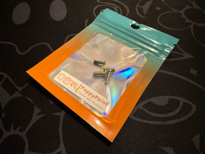 Thin Head Titanium Screws - 4 pack